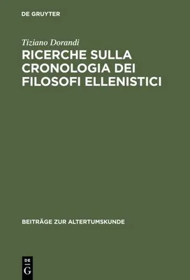 Produktbild von Ricerche sulla cronologia dei filosofi ellenistici