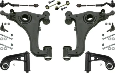 Produktbild von FEBI BILSTEIN 38498 Querlenker Reparatursatz passend für MERCEDES-BENZ E-Klasse Limousine (W210) Vorne Links Vorne Rechts