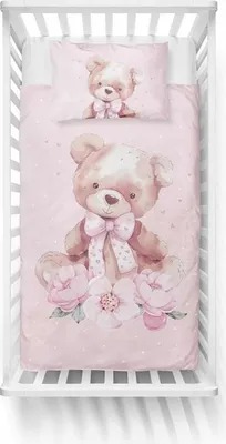 Immagine prodotto di Biancheria da letto, biancheria da letto per bambini, cotone 90x120 5506b Orsacchiotto