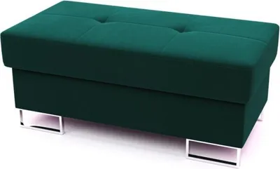Immagine prodotto di Pouf con spazio di archiviazione WILFRED - verde 1