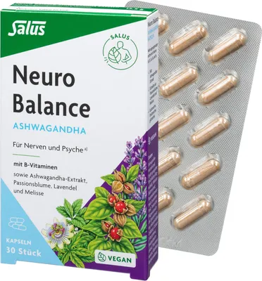 Obrázok produktu pre Salus Neuro Balance Ashwagandha Capsules 30 kapsúl