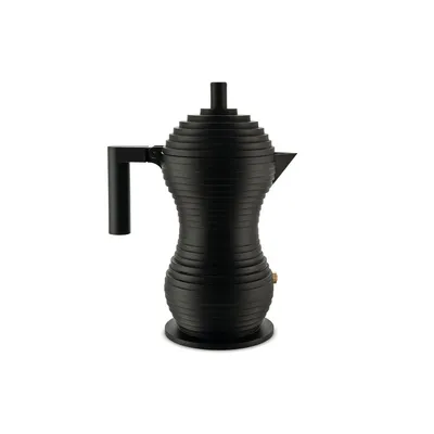Produktbild von Alessi MDL02/1BB, Mokka-Kanne, Schwarz, 125 mm, 72 mm, 165 mm