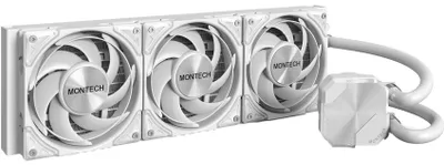 Produktbild von Montech HyperFlow Silent 360, All-in-One-Flüssigkeitskühler, 12 cm, 129,5 m³/h, Weiß