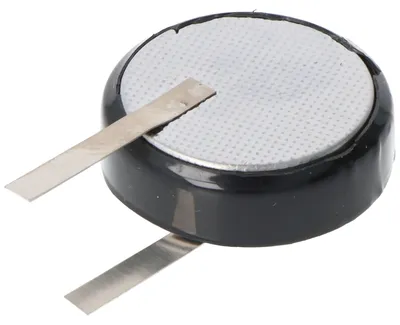 Imagen del producto de Batería de litio CR2477 con terminales de soldadura en forma de U
