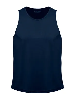 Immagine prodotto di Just Cool JC007 | Cool Vest Tank Top Sport T-Shirt - WRAP cert. Produzione - Colore: French Navy - Taglia: L