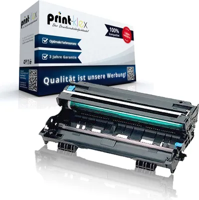 Produktbild von Print-Klex Kompatible Trommeleinheit kompatibel mit Brother HL 1270 N HL 1270 NLT HL 1430 HL 1440 HL 1450 HL 1450 DLT HL 1450 LT HL 1470 LT DR6000 DR-6000 Trommel - Eco Pro Serie