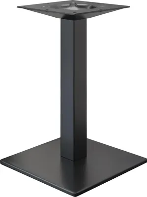 Produktbild von MADRID | Bistro Tischgestell | Schwarz | Höhe: 71 cm | Säule: 6 x 6 cm | Bodenplatte: 40 x 40 cm | Restaurant, Gastro