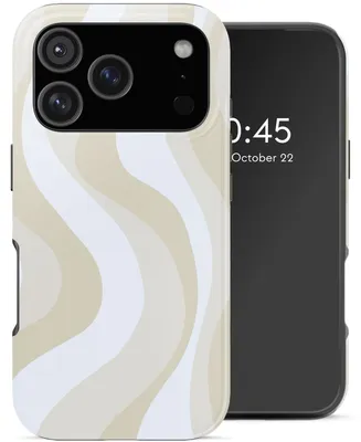 Obrázek produktu pro Zadní kryt Selencia Vivid pro Apple iPhone 18 Pro Max / 17 Pro Max – barva: béžová, vzor: "Desert Waves"