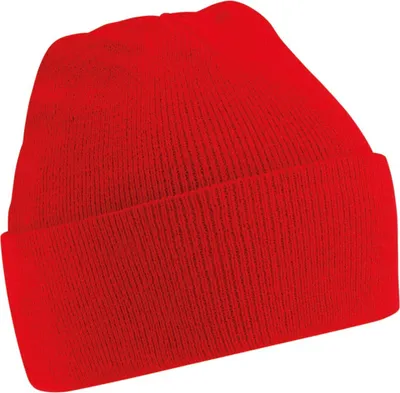 Image de Beechfield - Casquette "Original" avec poignets pour enfants PC7035 (Taille unique) (Rouge)