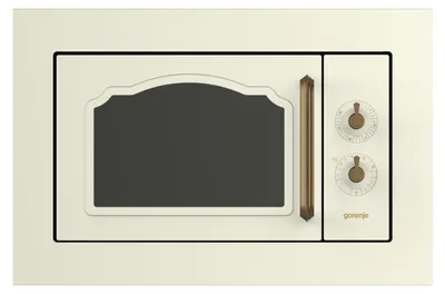 Produktbild von Gorenje BM235CLI, Über den Bereich, Kombi-Mikrowelle, 23 l, 800 W, Drehregler, Elfenbein