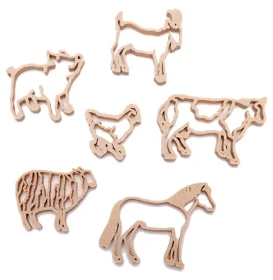 Immagine prodotto di Stampo per biscotti con animali della fattoria Grennn - giocattolo ecologico per bambini