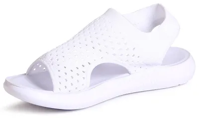 Produktbild von topschuhe24 2803 Damen Sportliche Riemchen Sandalen Plateau , Farbe:Weiß, Größe:37 EU