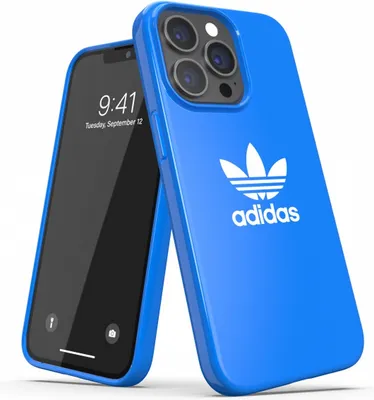 Produktbild von Adidas 47099, Cover, Apple, iPhone 13/13 Pro, 15,5 cm (6.1"), Blau, Weiß