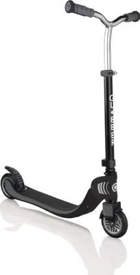 Produktbild von GLOBBER FLOW FOLDABLE 125 – Tretroller, 125 mm, ABEC 5, höhenverstellbar, Klappmechanismus, schwarz-grau