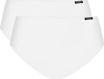 Produktbild von Damen Slips Atlantic Classic hohe Taille aus Baumwolle weiß XL