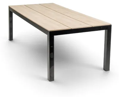Produktbild von Gartentisch Limasol 180 x 100 cm | Polywood & Aluminium | Wood