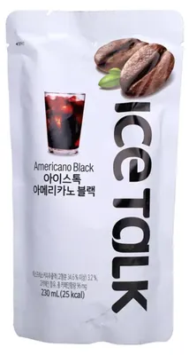 Obrázek produktu pro Ice Talk Americano Černá ledová káva speciální černá káva 230ml