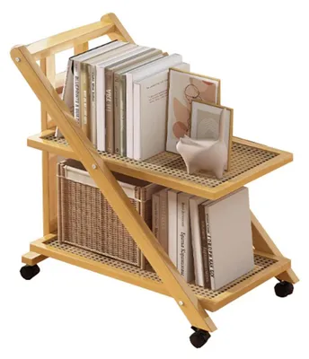 Produktbild von Beistelltisch klappbar mit Rollen 50x32x57cm