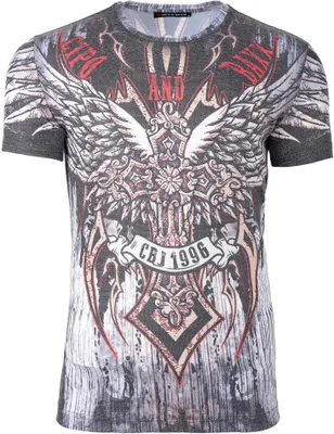 Produktbild von Cipo & Baxx Slim Fit T-Shirt Herren  CT746 Grey XL