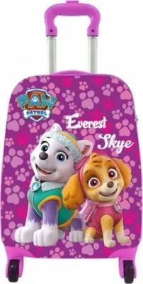 Produktbild von Detský kufor na kolieskach Nickelodeon, Paw Patrol, ružový, veľký, od 3 rokov