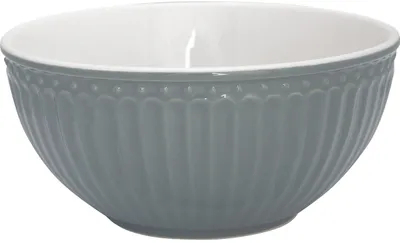 Produktbild von Greengate Alice Cereal Bowl stone grey 7 cm