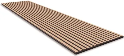 Produktbild von Akustikpaneele Holz 3D 2x Akustik Wandpaneel 240x60cm Wandverkleidung Classic oak