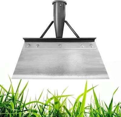 Imagen del producto de Cajón multifuncional para jardín – Pala para nieve de acero inoxidable – Herramienta de jardín para jardín, patio – para eliminar malas hierbas, quitar musgo, plantar – removedor de malas hierbas (25 cm)