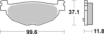 Produktbild von Scooterbelag SBS 185CT (Satz pro Scheibe) Carbon Tech