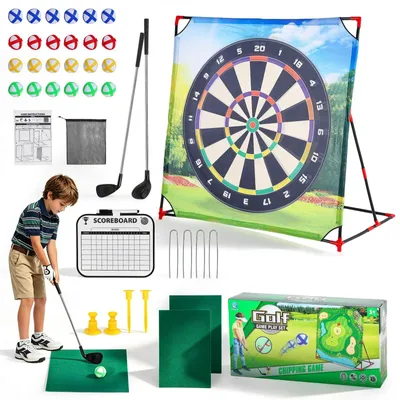 Obrázok produktu pre Elzusha – Súprava na minigolf pre deti aj dospelých, vhodná na použitie v interiéri aj exteriéri