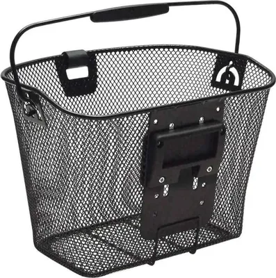 Immagine prodotto di Cestino manubrio KLICKfix Uni nero con supporto per luce 0391KLIK