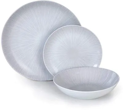 Immagine prodotto di Portapiatti, a 3 ripiani, porcellana, grigio