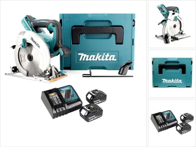 Produktbild von Makita DHS 710 RGJ 36V Akku Li-Ion Handkreissäge 190 mm + 2x Akku 6,0Ah + Ladegerät + Makpac
