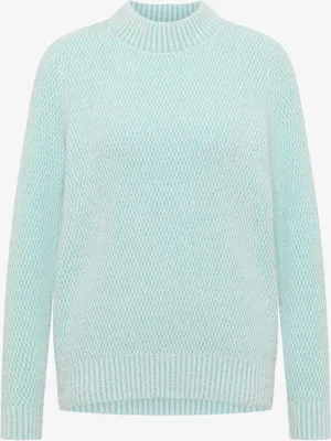 Zdjęcie produktu dla CECIL Strickpullover 'Jacquard Pullover', B303633, jasnoniebieski piankowy, Gr. M