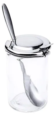 Produktbild von Ersatzglas für Senf mit Deckel und Löffel für