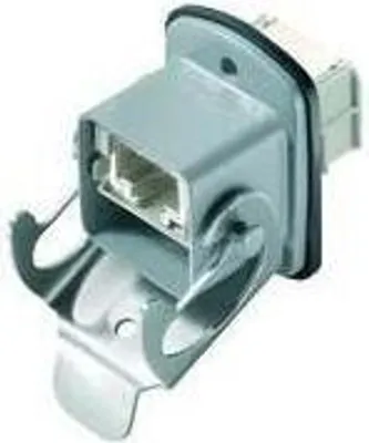 Produktbild von Telegärtner STX V5 RJ45-Flanschset Variante 5 Kupplung, Einbau Pole: 8P8C J80020A0007 Aluminium J80020A0007 1 St