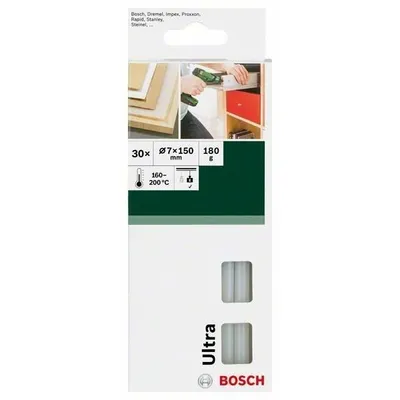 Productafbeelding van Bosch DIY Lijmstift 7mm, melkachtig (30 stuks).