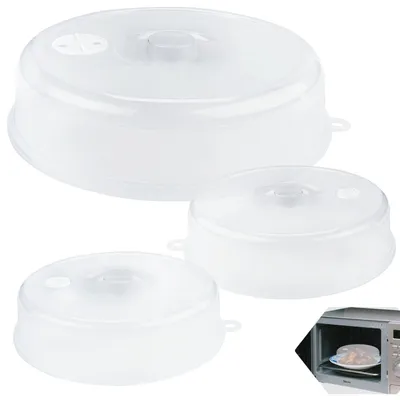 Productafbeelding van Set van 3 magnetrondeksels, 23 cm en 17 cm, voor levensmiddelen