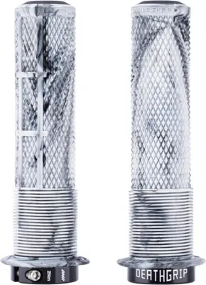 Produktbild von DMR Lenkergriffe Brendog Death Grip 2 Lock-On, mit Flansch 135/31,3 mm, Schnee Camo - Weiß Schwarz