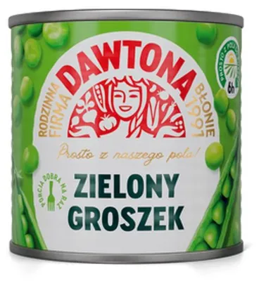 Obrázek produktu pro Daw Groszek Konserwowy 200 g