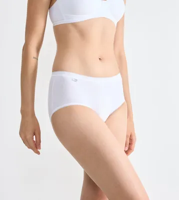 Immagine prodotto di Slip Sloggi Basic+ Midi in cotone bianco da donna