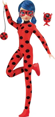 Produktbild von Bandai Miraculous Ladybug Puppe 26cm mit Zubehör und Superhelden-Outfit