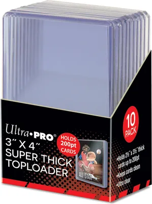 Produktbild von Ultra Pro - Super Thick 200PT Toploader - 3" x 4" #15286