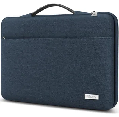 Immagine prodotto di Custodia per laptop da 13,3 pollici, compatibile con MacBook, con protezione impermeabile, in denim blu