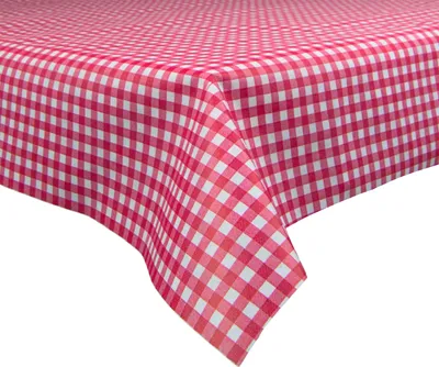 Produktbild von Sensalux italienische Landhaus Tischdecke, Tischdeckenrollen, Karo, rot-weiß kariert, 1,18m x 2,5m