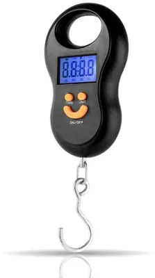 Immagine prodotto di Bilancia elettronica portatile per pesci, portata 40 kg - Bilancia digitale con gancio, display LCD retroilluminato