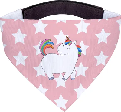 Produktbild von Mr. & Mrs. Panda Halstuch Einhorn Stolzieren - Rot Pastell - Geschenk, Einhörner, Unicorn, Tuch für Hunde, Hund, Pferd, Freundin, Reiten, Schal