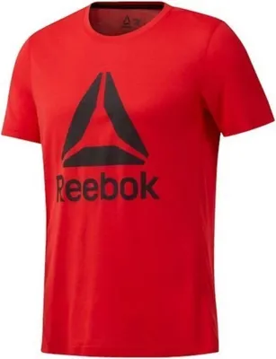 Obrázok produktu pre Reebok Workout Ready Supremium 2.0 Tee, Tričko, Dospelý, Samec, Čierna, Červená, Obrázok, M