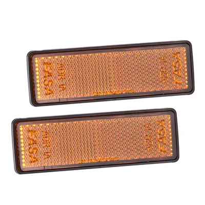 Immagine prodotto di Riflettore arancione autoadesivo 95x38 mm, 2 pz