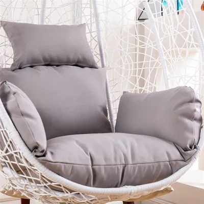 Image de Coussin pour hamac, imperméable, avec repose-tête, gris clair, pour une utilisation en extérieur