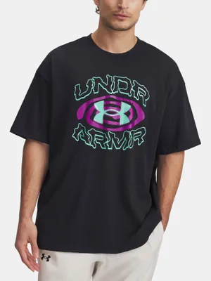 Produktbild von Under Armour Herren T-Shirt Ua M Hwt Hoops Hoopnotic Ss 1390190-001__LG